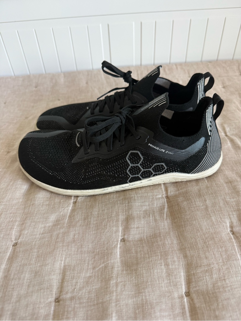 Vivo Barefoot Primus Lite Knit Black Sneakers Shoes Men’s US 8 EU 41